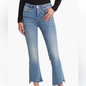 FRAME Le Crop Mini Boot Raw Hem Jeans